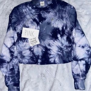 PINK Victorias Secret Tye Dye Crewneck
